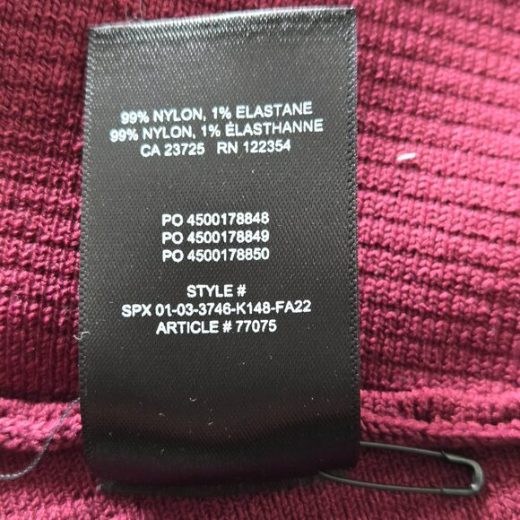 NWOT Aritzia BABATON Sculpt Criss Cross Tank BURGUNDY XS - Picture 10 of 10